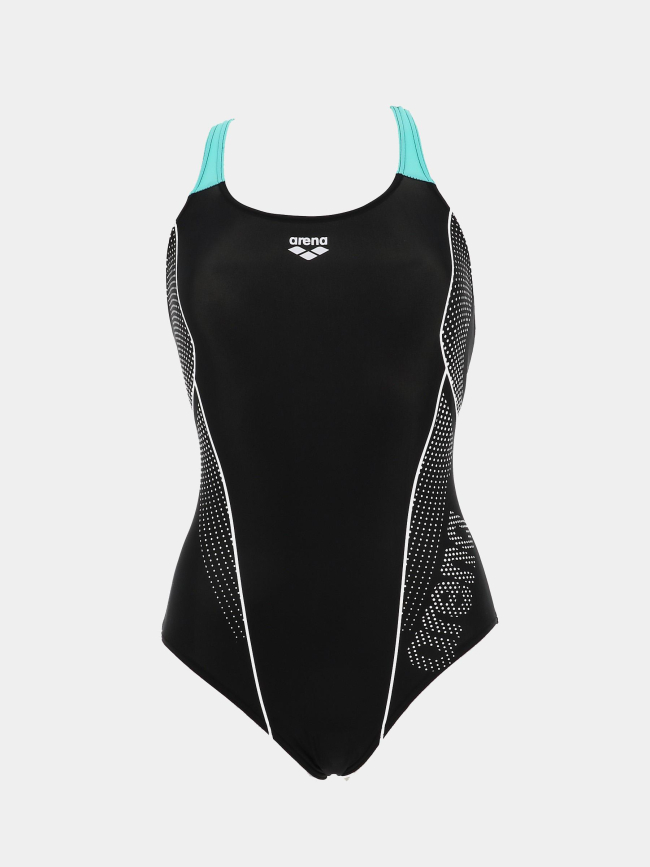 Maillot de bain une pièce symmetrical noir femme - Arena