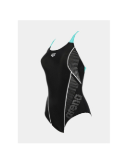 Maillot de bain une pièce symmetrical noir femme - Arena