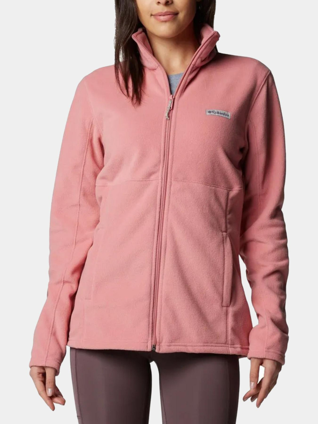 Veste polaire basin trail rose femme - Columbia