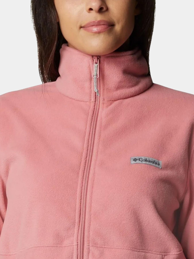 Veste polaire basin trail rose femme - Columbia