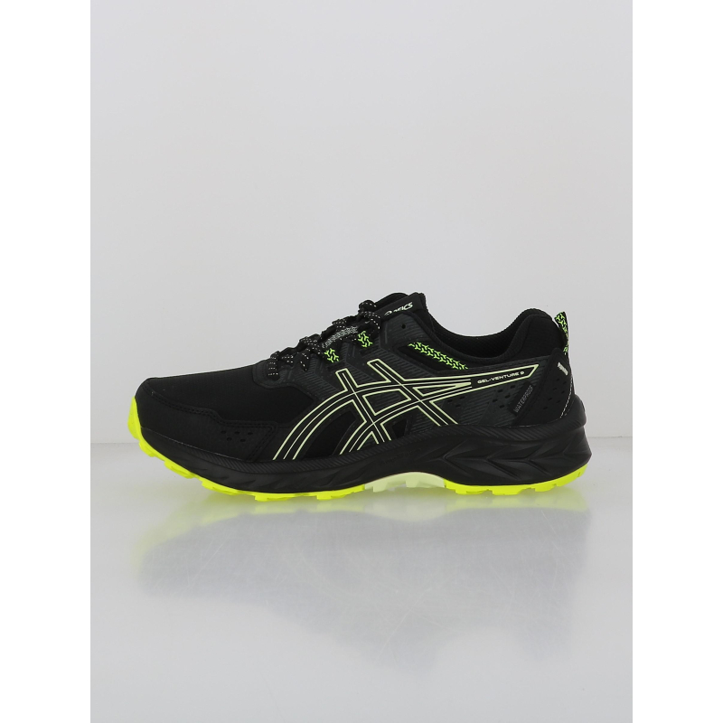 Chaussures de trail gel venture 9 noir vert homme Asics wimod