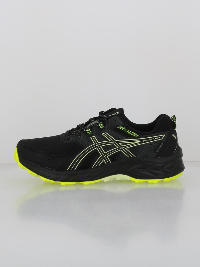 Chaussures de trail gel venture 9 waterproof noir vert homme - Asics