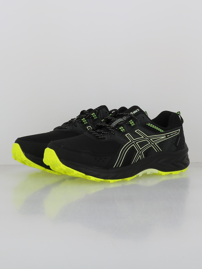 Chaussures de trail gel venture 9 waterproof noir vert homme - Asics