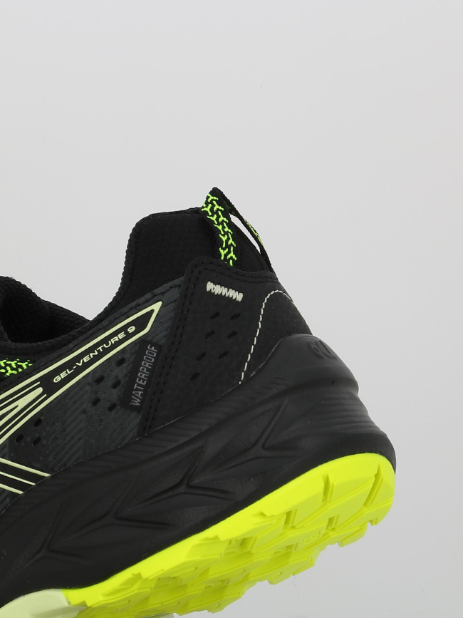 Chaussures de trail gel venture 9 waterproof noir vert homme - Asics