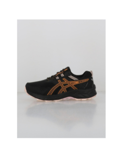 Chaussures de trail waterproof gel venture 9 noir orange femme - Asics