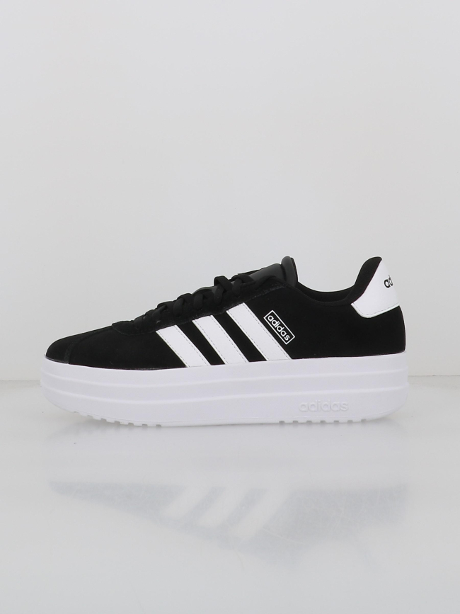 Baskets a plateforme vl court bold noir femme Adidas wimod