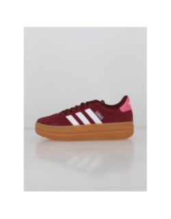 Baskets à plateforme vl court bold bordeaux femme - Adidas