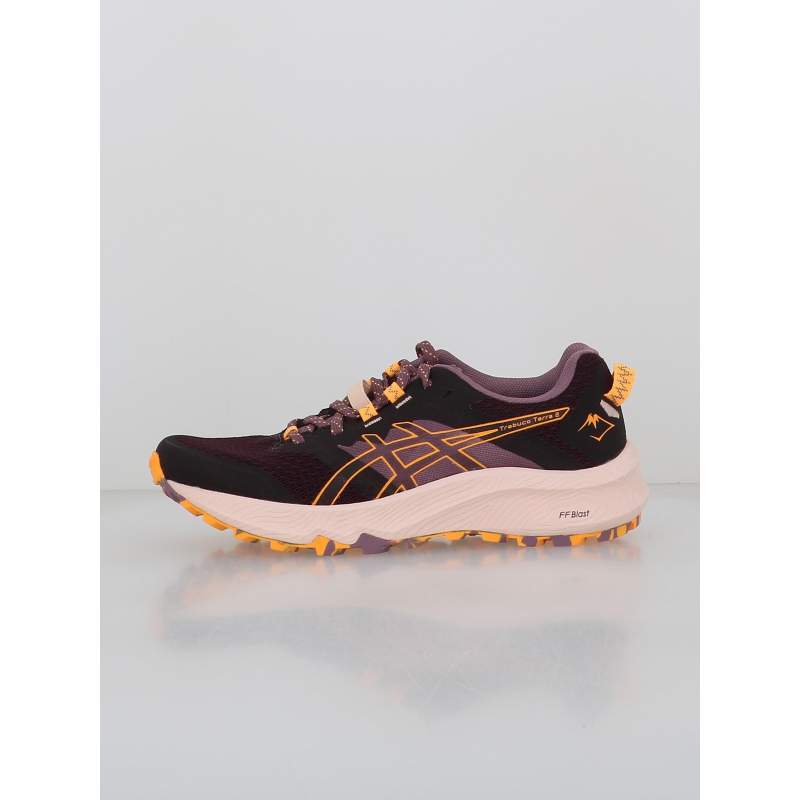 Chaussures de trail trabuco terra 2 noir violet femme - Asics