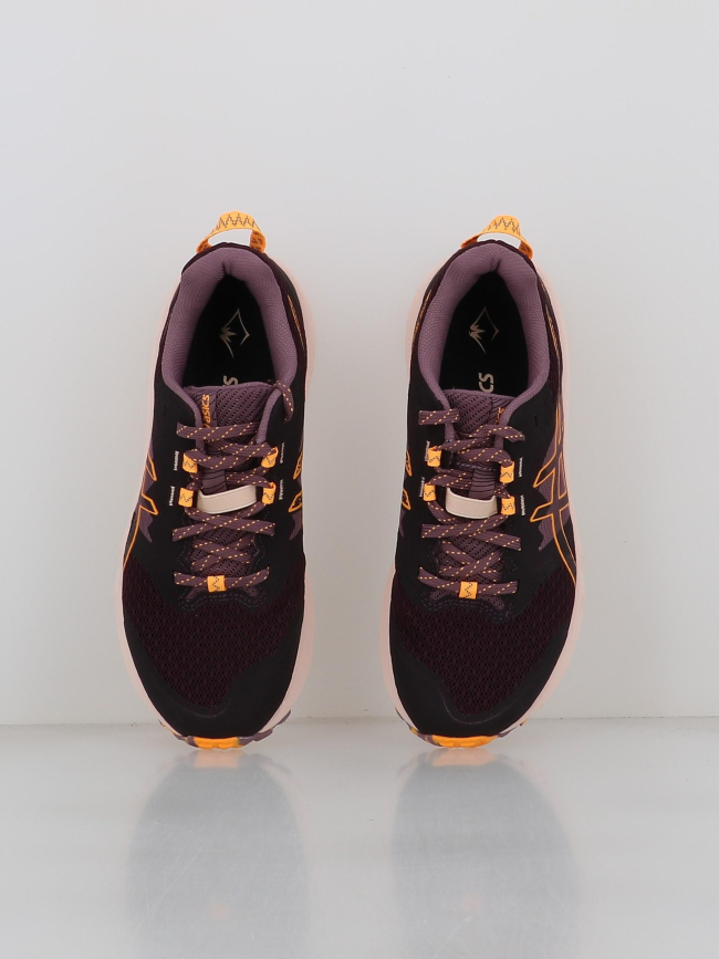 Chaussures de trail trabuco terra 2 noir violet femme - Asics