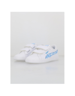 Baskets à scratch smash 3 monster blanc bleu enfant - Puma