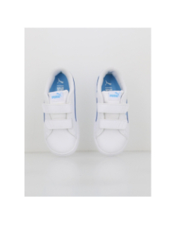 Baskets à scratch smash 3 monster blanc bleu enfant - Puma