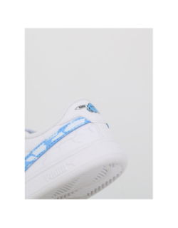 Baskets à scratch smash 3 monster blanc bleu enfant - Puma