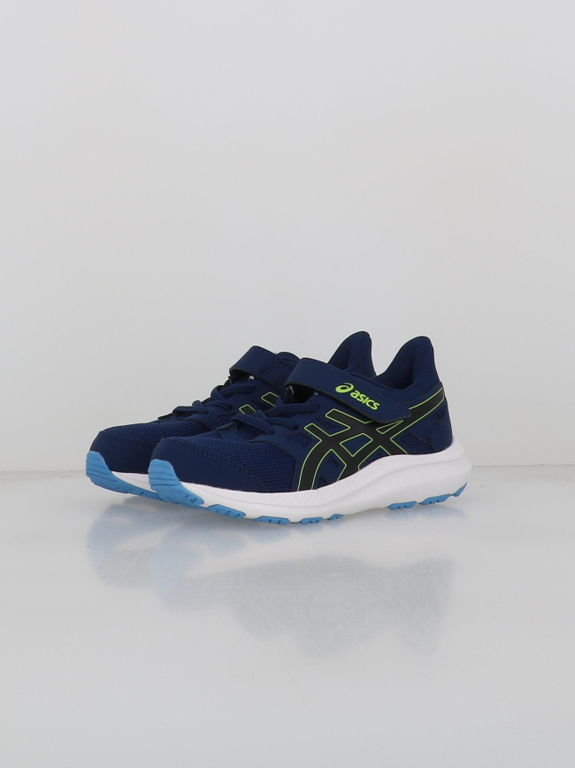 Baskets à scratch jolt 4 ps bleu marine enfant - Asics