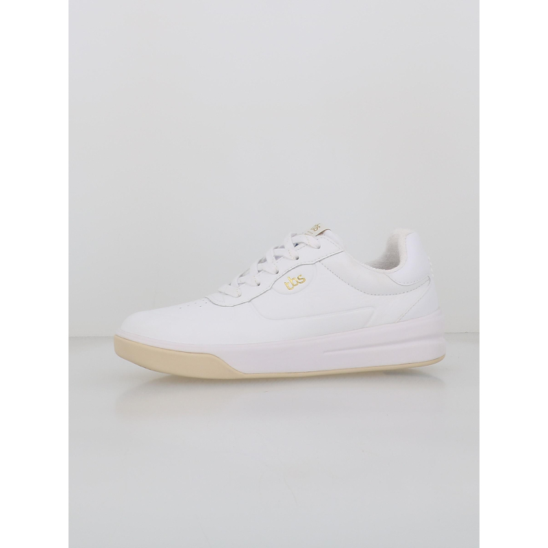 Baskets en cuir extra blanc femme - Tbs