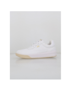 Baskets en cuir extra blanc femme - Tbs