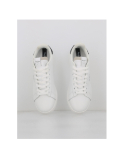 Baskets player basic en cuir blanc homme - Pepe Jeans