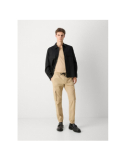 Pantalon cargo skinny whashed beige homme - Calvin Klein Jeans