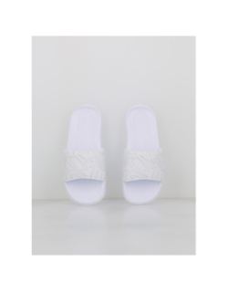 Claquettes victori one slide print swoosh blanc femme - Nike