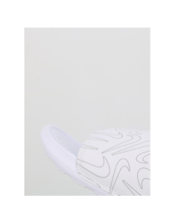 Claquettes victori one slide print swoosh blanc femme - Nike