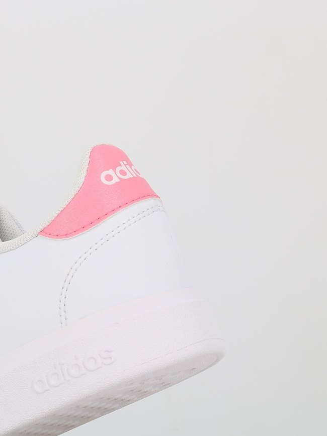 Baskets advantage base 2.0 blanc rose fille - Adidas