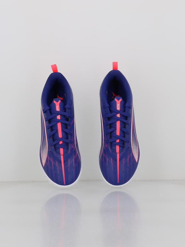 Chaussures de football ultra play TT bleu garçon - Puma