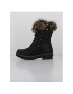 Botte de neige camille noir femme - Kimberfell