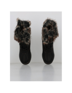 Botte de neige camille noir femme - Kimberfell