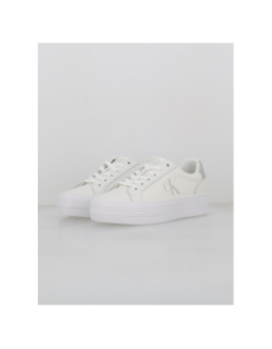 Baskets compensées bold vulc blanc argent femme - Calvin Klein Jeans