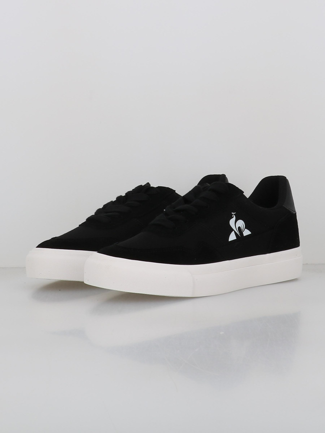 Baskets bi-matière ollie optical noir homme - Le Coq Sportif