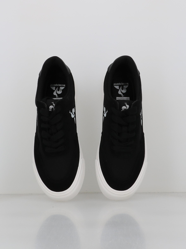 Baskets bi-matière ollie optical noir homme - Le Coq Sportif