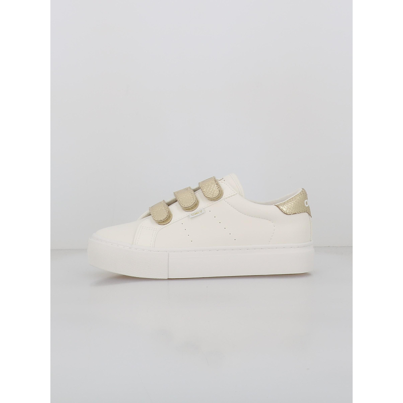 Baskets a scratch donna blanc dore femme Only wimod