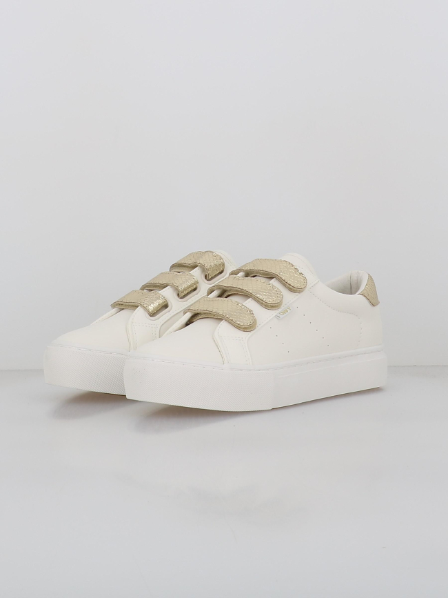 Baskets a scratch donna blanc dore femme Only wimod