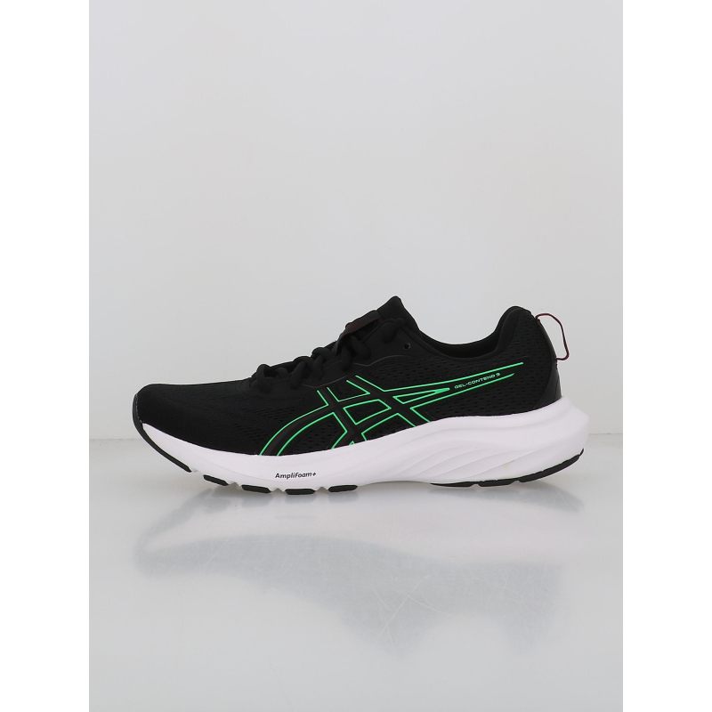 Chaussures de running gel contend 9 noir vert homme - Asics