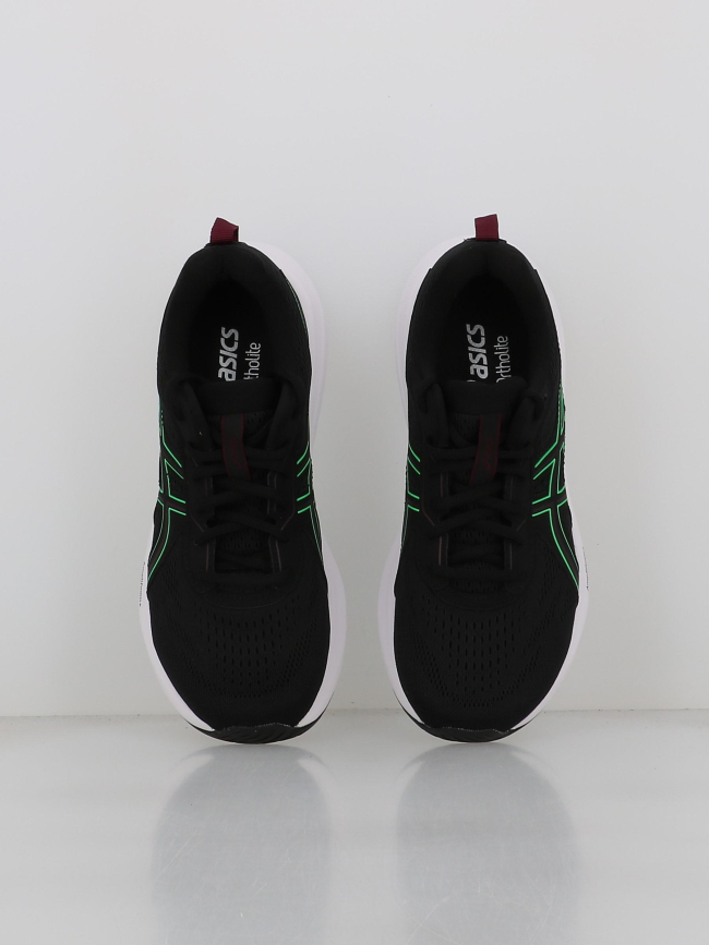 Chaussures de running gel contend 9 noir vert homme - Asics