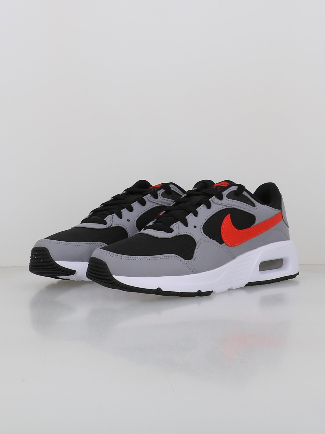 Aix max baskets sc gris noir rouge homme - Nike