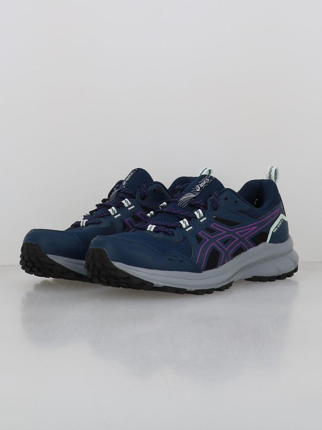 Chaussures de trail scout 3 bleu marine violet femme - Asics