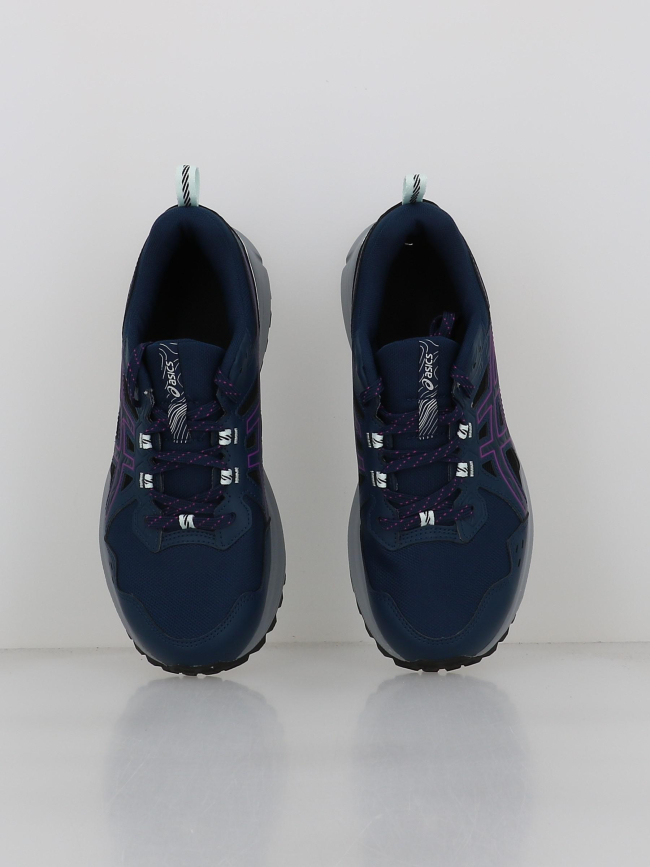 Chaussures de trail scout 3 bleu marine violet femme - Asics