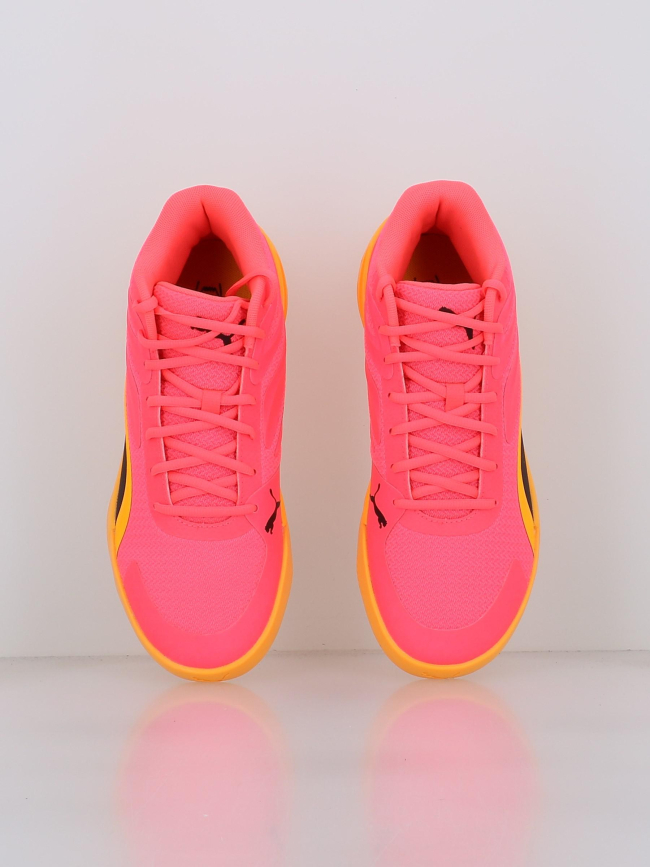 Chaussures de basketball court pro rose orange - Puma