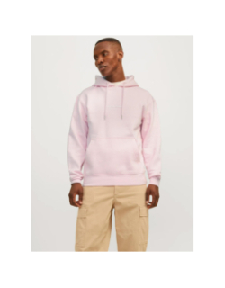 Sweat à capuche jorvesterbro rose homme - Jack & Jones