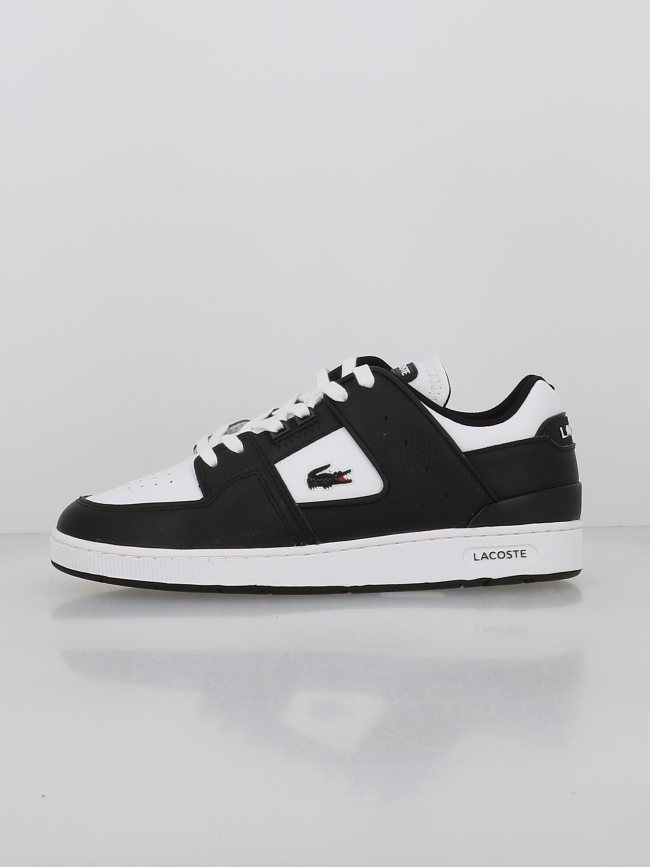 Baskets court cage noir blanc homme - Lacoste