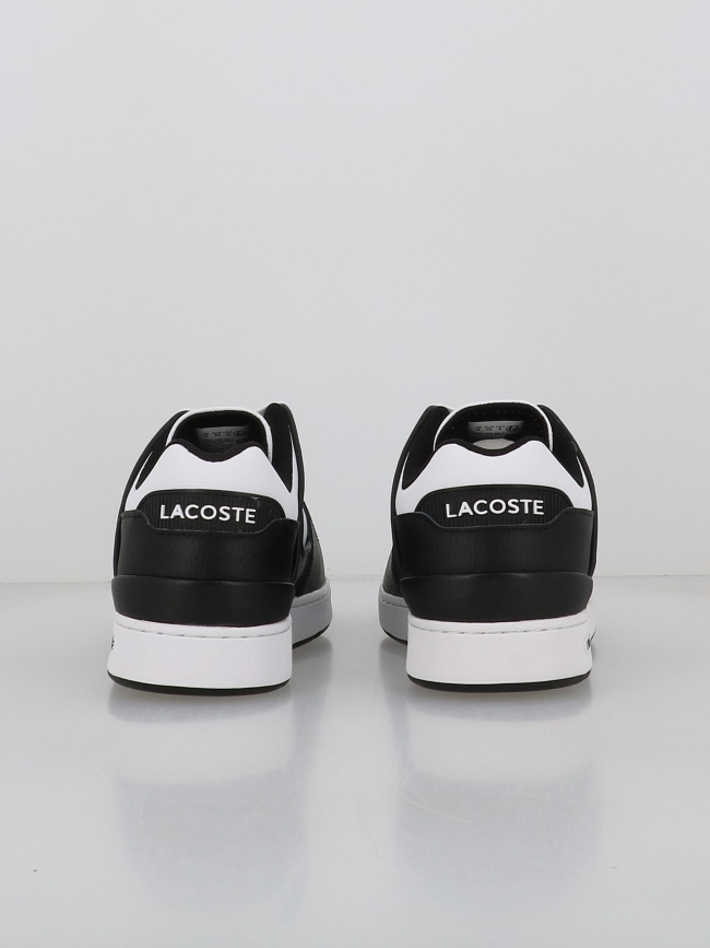 Baskets court cage noir blanc homme - Lacoste