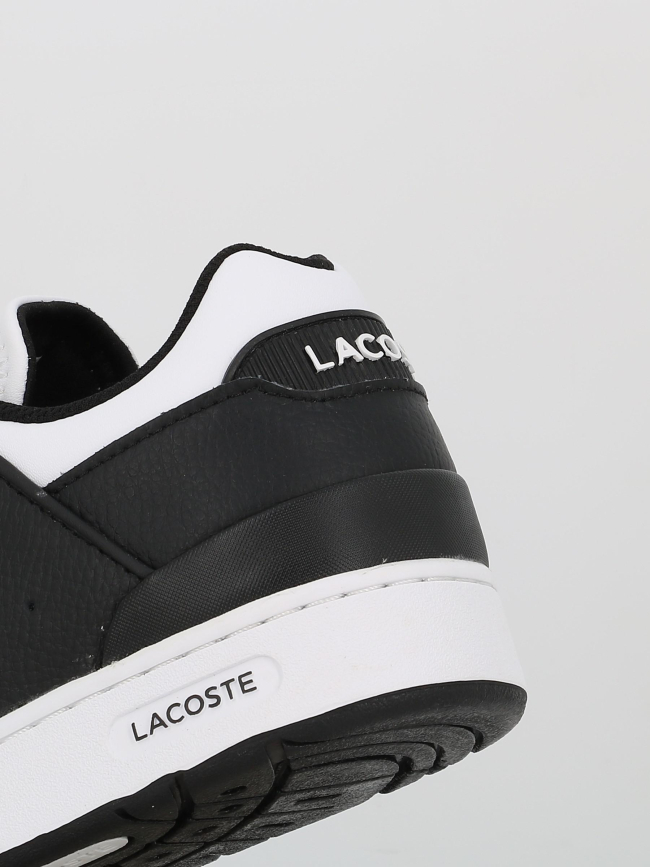 Baskets court cage noir blanc homme - Lacoste