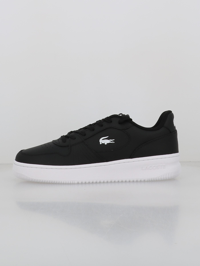 Baskets en cuir L001 noir homme - Lacoste