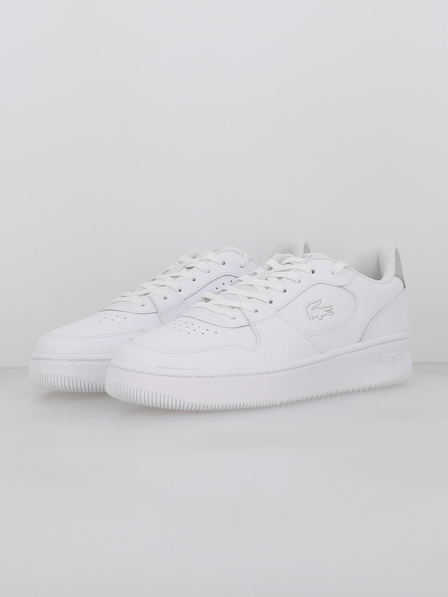 Baskets en cuir L001 blanc homme - Lacoste