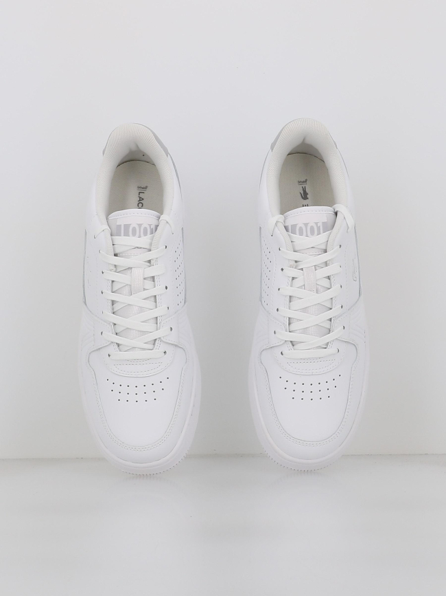 Baskets en cuir L001 blanc homme - Lacoste