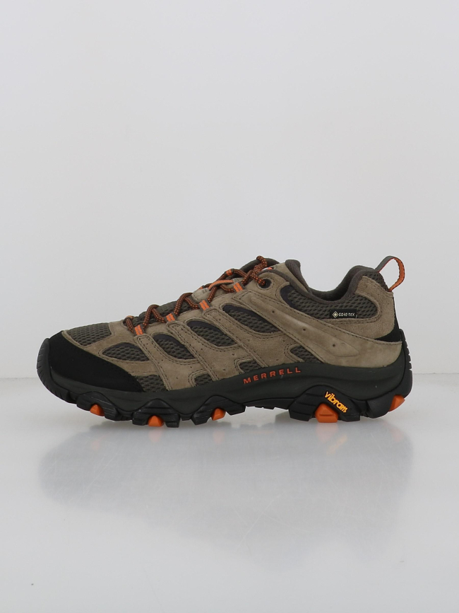 Chaussures de randonnée moab 3 gtx kaki homme - Merrell