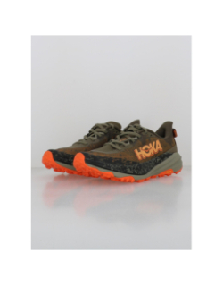 Chaussures de trail speedgoat 6 kaki homme  Hoka