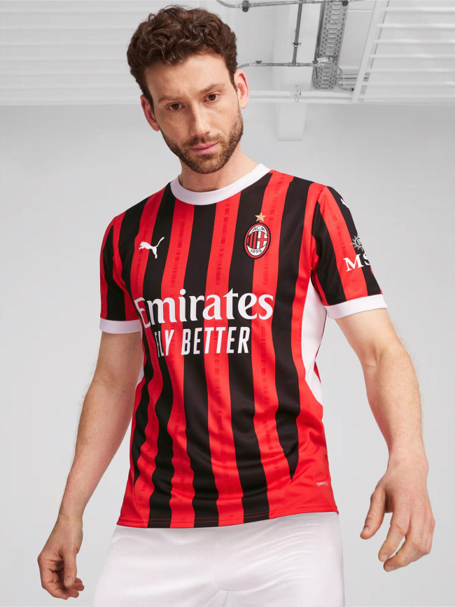 Maillot de football domicile A.C Milan rouge homme - Puma