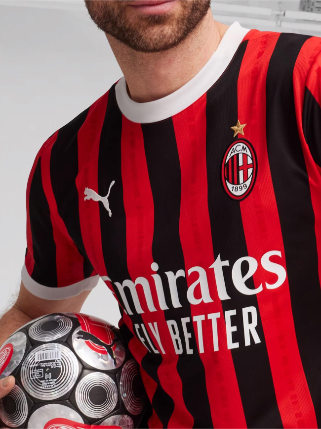 Maillot de football domicile A.C Milan rouge homme - Puma