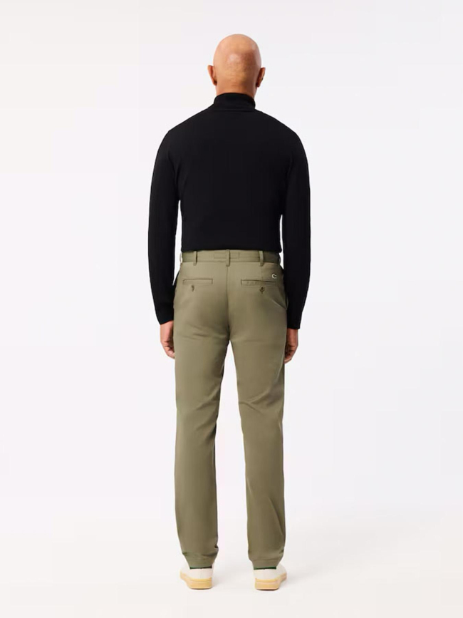 Pantalon chino slim fit kaki homme - Lacoste